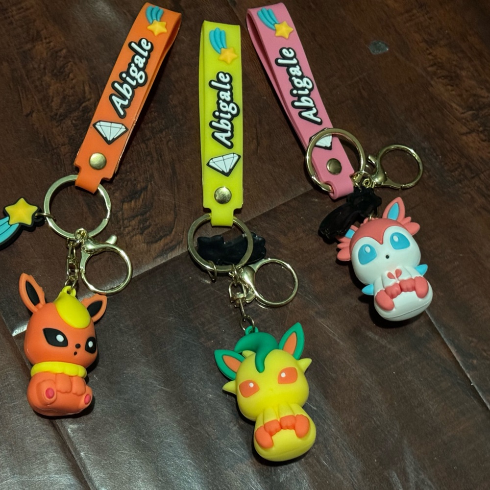 Pokémon keychains